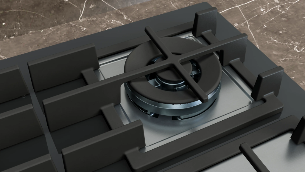 iQ500 Gazlı Ocak 60 cm Sert cam,