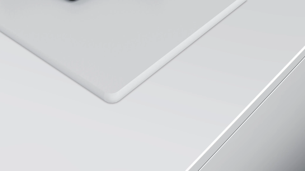 iQ500 Gazlı Ocak 60 cm Sert cam, Beyaz