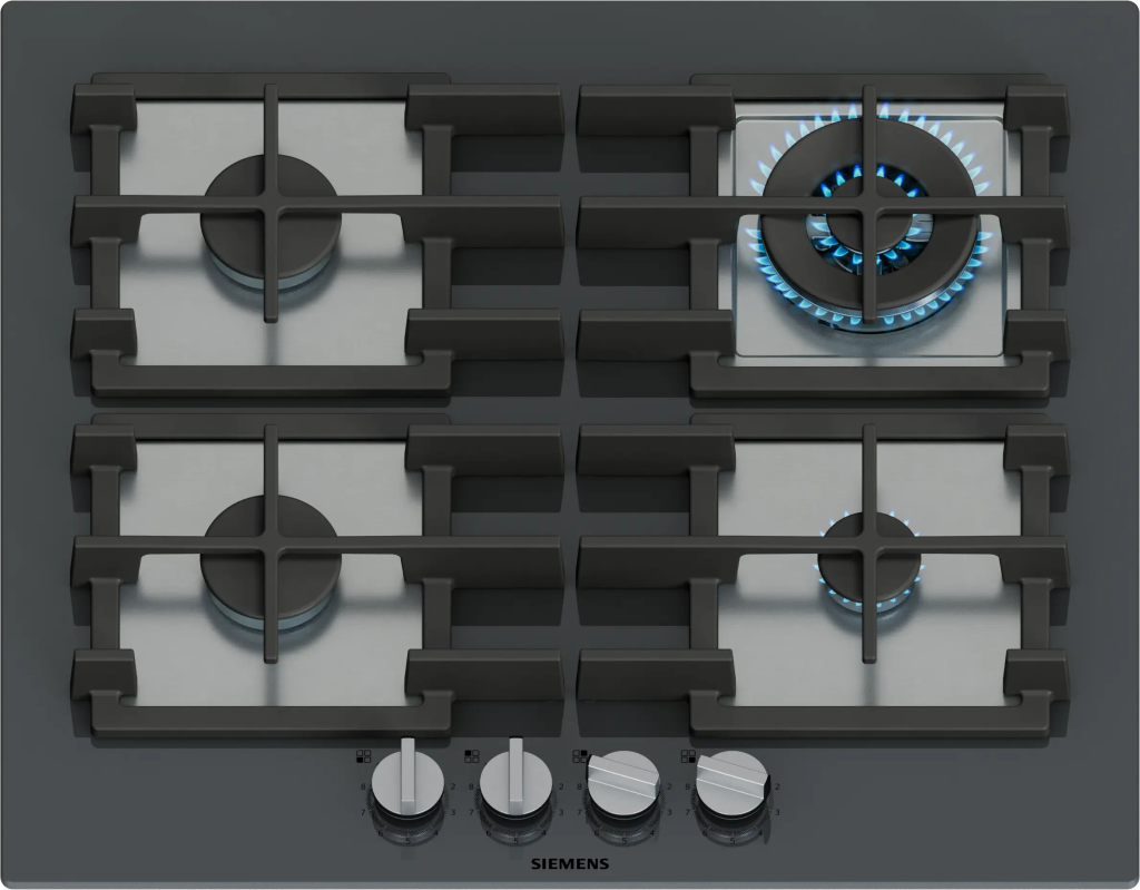 iQ500 Gazlı Ocak 60 cm Sert cam,