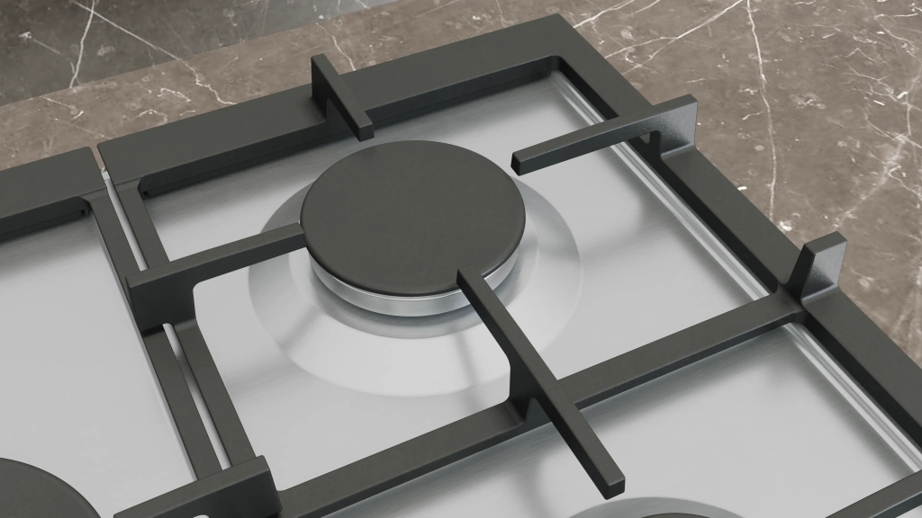 iQ500 Gazlı Ocak 75 cm Paslanmaz çelik