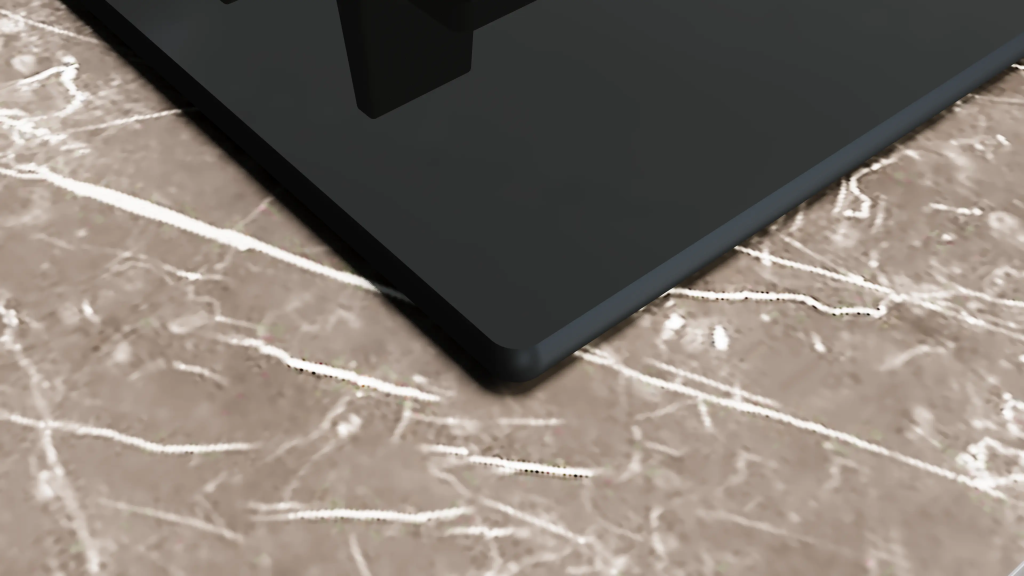 iQ500 Gazlı Ocak 75 cm Sert cam, Siyah