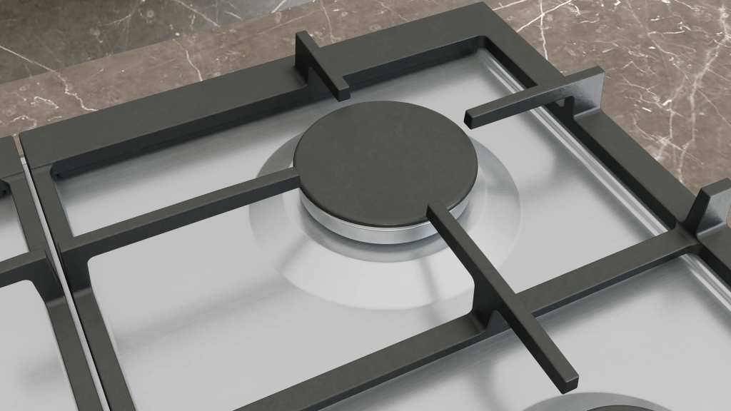 iQ500 Gazlı Ocak 90 cm Paslanmaz çelik