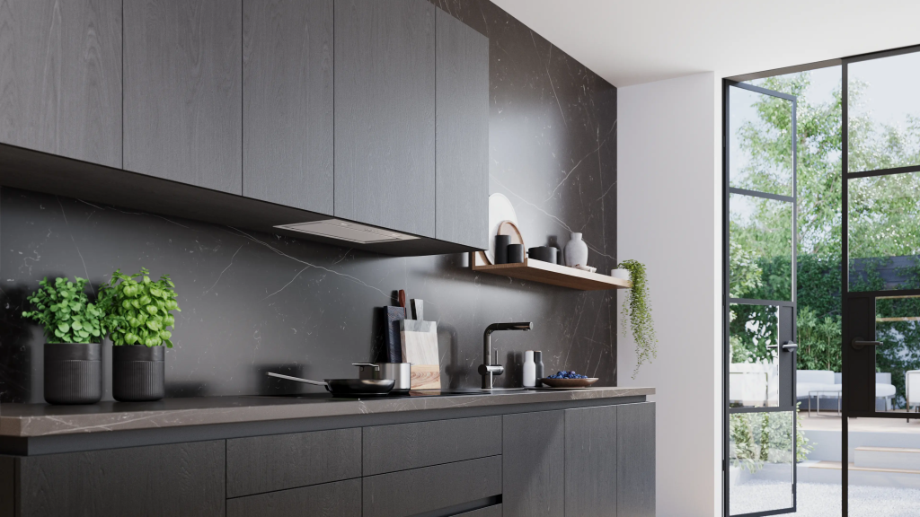 iQ500 Gömme Aspiratör 52 cm Paslanmaz çelik