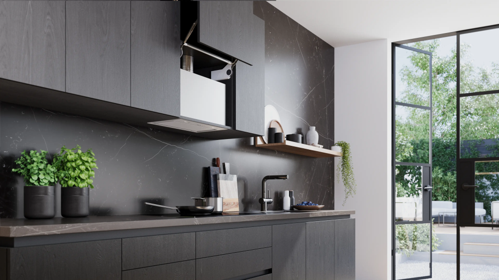 iQ500 Gömme Aspiratör 52 cm Paslanmaz çelik