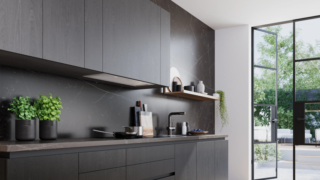 iQ500 Gömme Aspiratör 86 cm Paslanmaz çelik