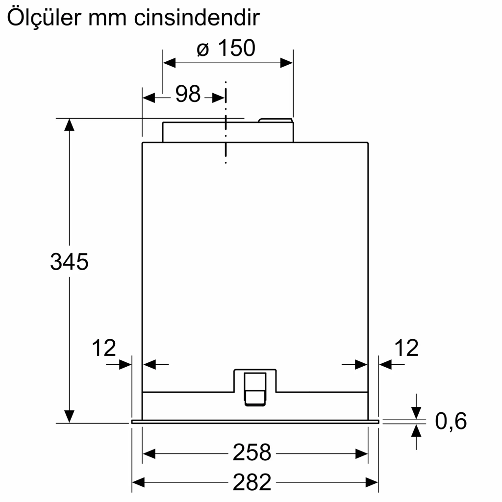 iQ500 Gömme Aspiratör 86 cm Paslanmaz çelik