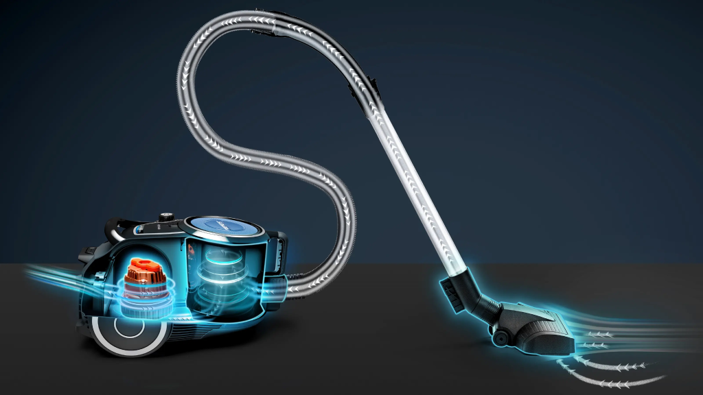 iQ500 Toz torbasız Süpürge Siyah