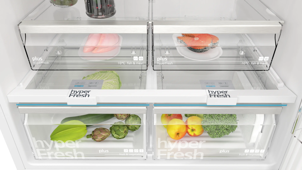 iQ500 Üstten Donduruculu Buzdolabı 186 x 86 cm Beyaz, Total noFrost