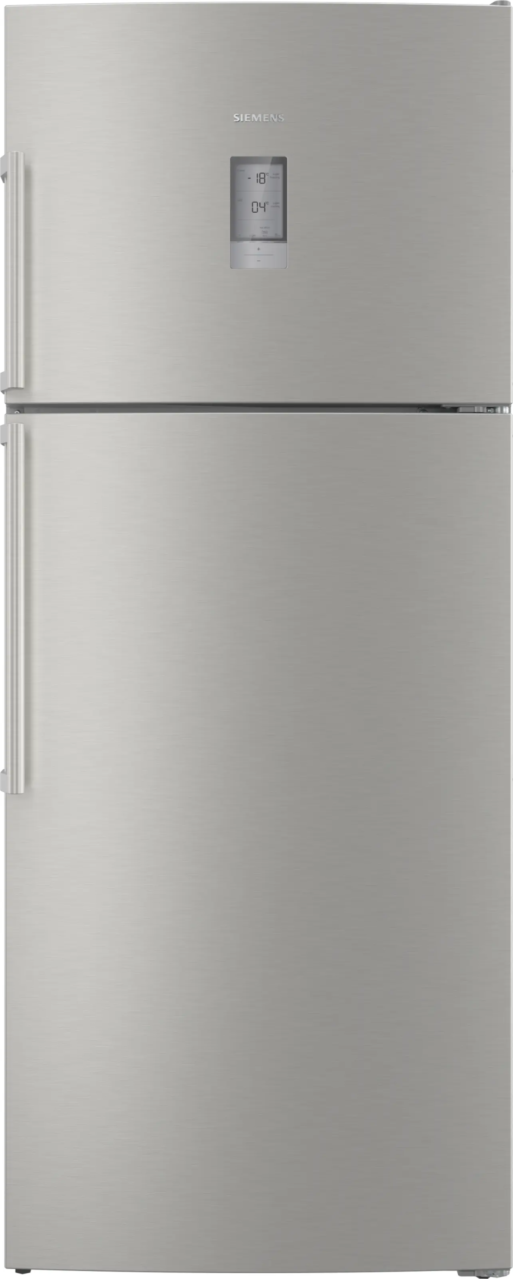 iQ500 Üstten Donduruculu Buzdolabı 186 x 75 cm Kolay temizlenebilir Inox, Total noFrost