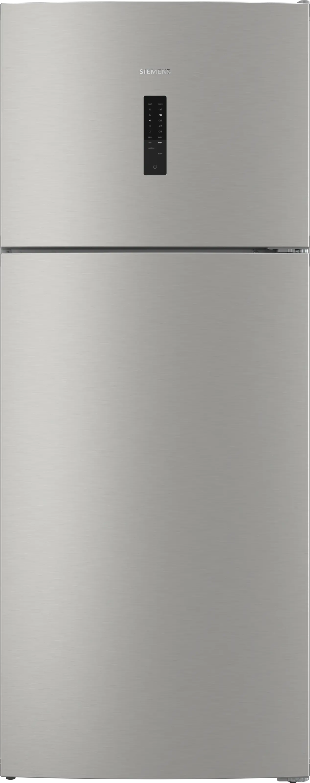 iQ500 Üstten Donduruculu Buzdolabı 186 x 75 cm Kolay temizlenebilir Inox, Total noFrost