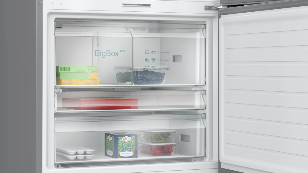 iQ700 Alttan Donduruculu Buzdolabı 186 x 86 cm Kolay temizlenebilir Inox, Total noFrost