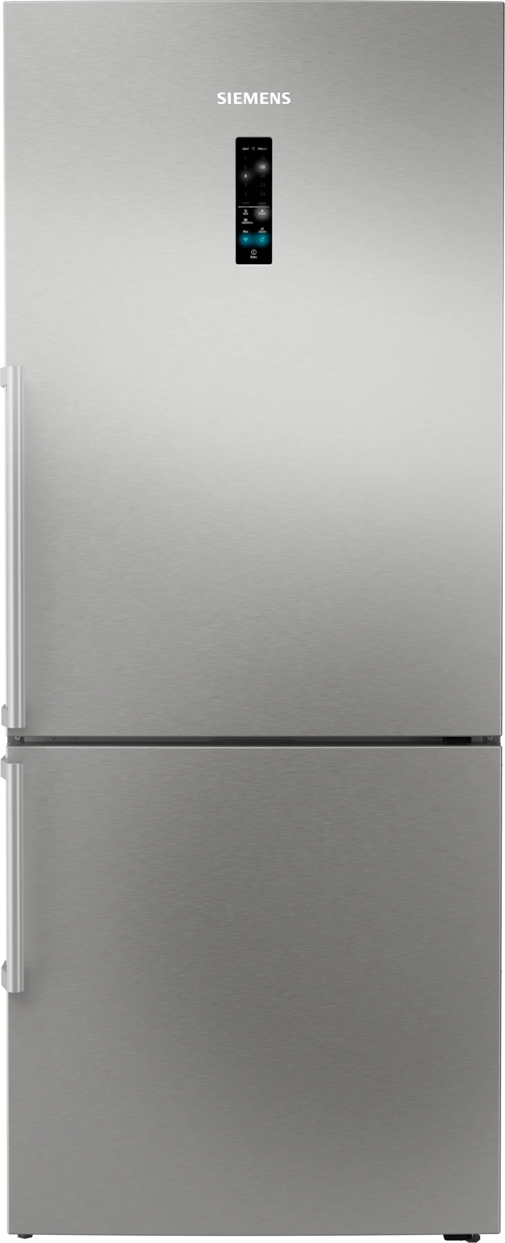 iQ700 Alttan Donduruculu Buzdolabı 186 x 75 cm Kolay temizlenebilir Inox, Total noFrost