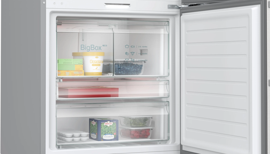 iQ700 Alttan Donduruculu Buzdolabı 186 x 75 cm Kolay temizlenebilir Inox, Total noFrost