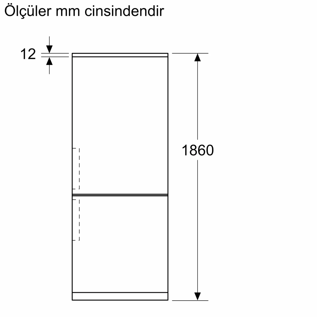 iQ700 Alttan Donduruculu Buzdolabı 186 x 75 cm Kolay temizlenebilir Inox, Total noFrost
