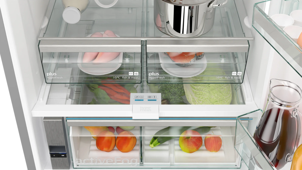 iQ700 Alttan Donduruculu Buzdolabı 186 x 75 cm Kolay temizlenebilir Inox, Total noFrost