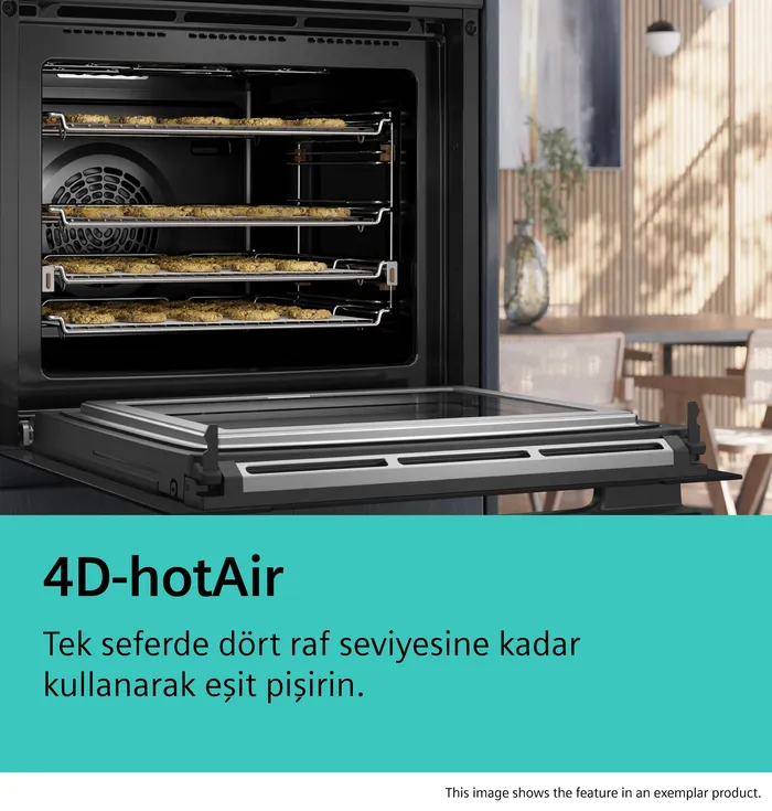 iQ700 Ankastre Fırın 60 x 60 cm Siyah