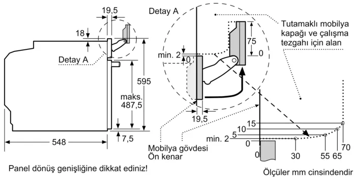 iQ700 Buhar Destekli Ankastre Fırın 60 x 60 cm Siyah