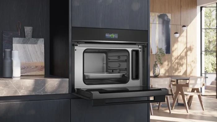 iQ700 Buharlı Fırın 60 x 45 cm Siyah