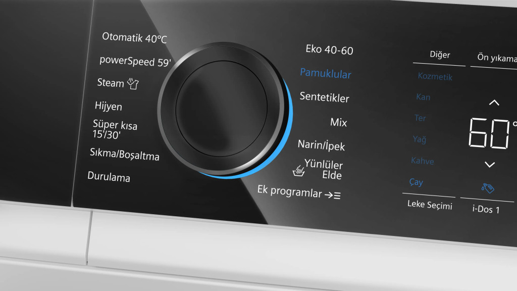 iQ700 Çamaşır Makinesi 9 kg maks. 1400 dev./dak.