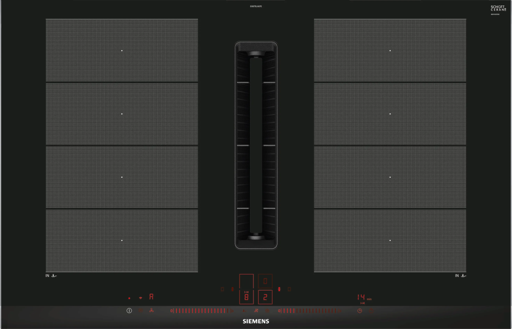 iQ700 Davlumbaz Entegreli İndüksiyon Ocak,, 80 cm Çerçeveli Montaj
