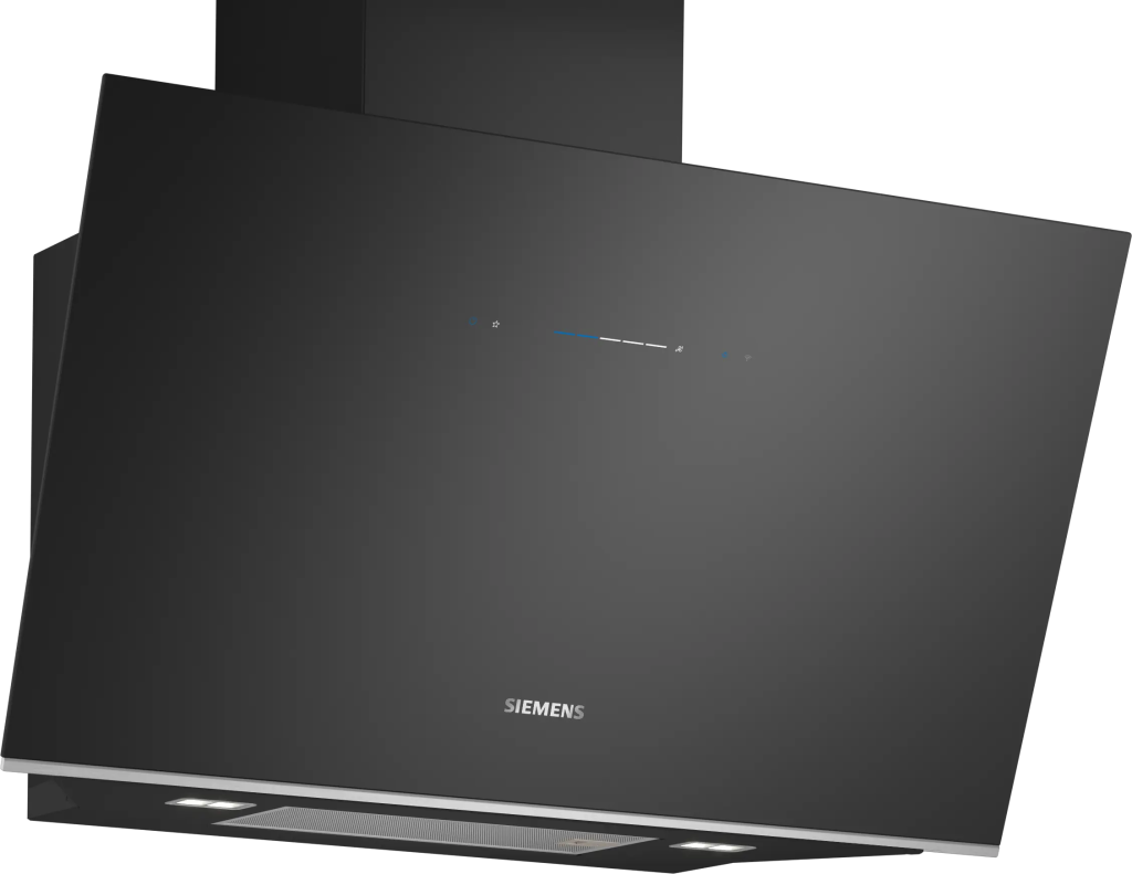 iQ700 Duvar Tipi Davlumbaz 90 cm Siyah Cam, Siyah