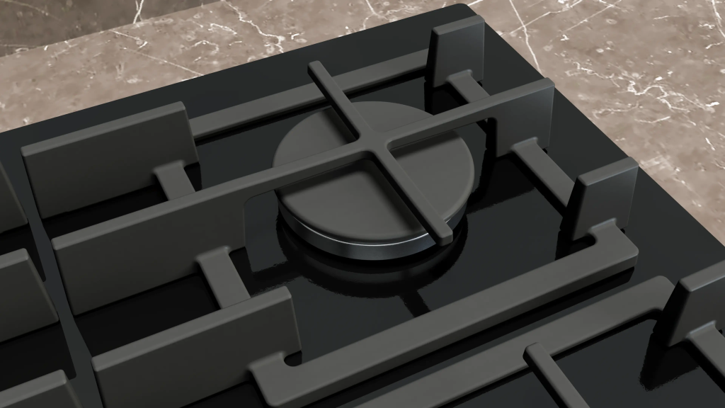 iQ700 Gazlı Ocak 60 cm Sert cam, Siyah