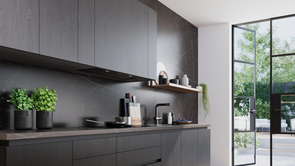 iQ700 Gömme Aspiratör 86 cm Siyah