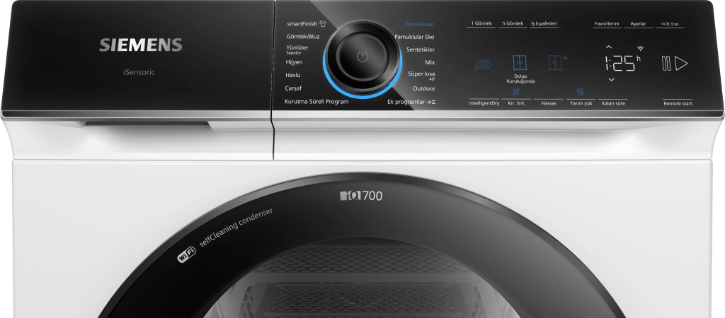 iQ700 Isı Pompalı Kurutma Makinesi 9 kg