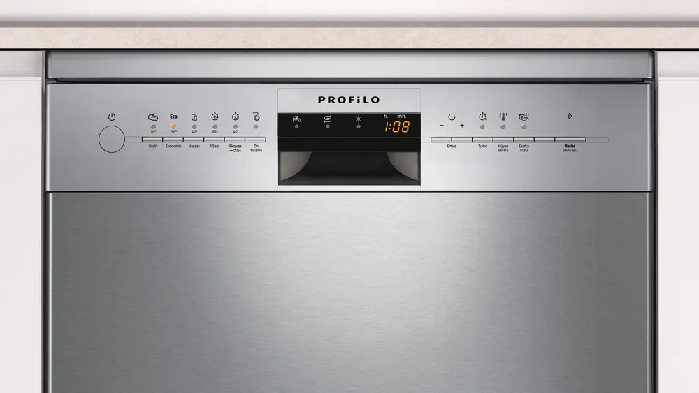 Solo Bulaşık Makinesi BM6380MA 60 cm Kolay Temizlenebilir Inox