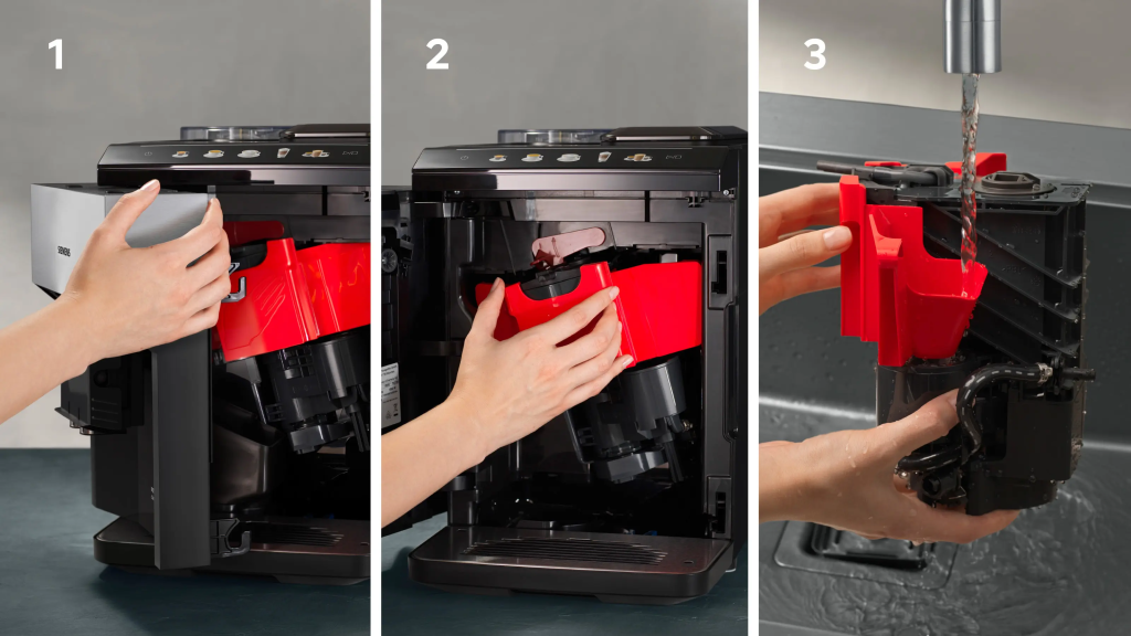 Tam Otomatik Kahve Makinesi EQ500 classic Paslanmaz çelik, Siyah