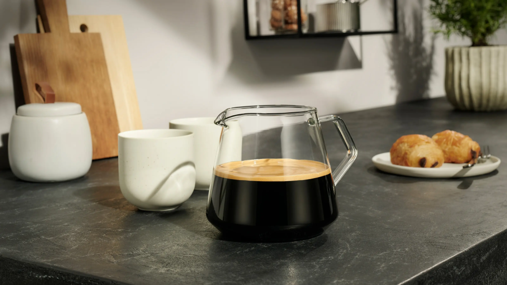 Tam Otomatik Kahve Makinesi EQ500 classic Paslanmaz çelik, Siyah