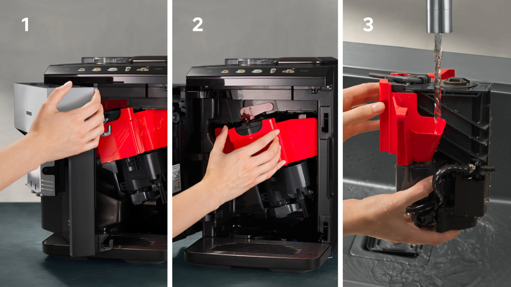 Tam Otomatik Kahve Makinesi EQ500 classic connect Paslanmaz çelik, Siyah