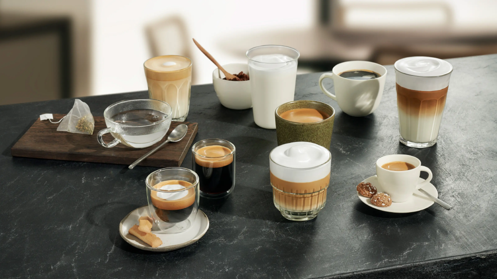 Tam Otomatik Kahve Makinesi EQ500 classic connect Paslanmaz çelik, Siyah