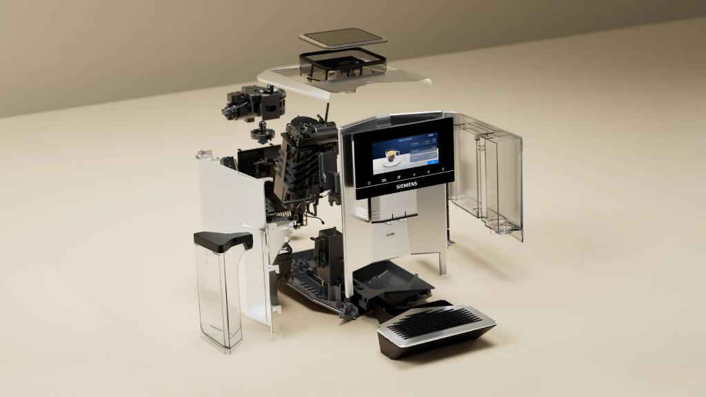 Tam Otomatik Kahve Makinesi EQ900 Paslanmaz çelik