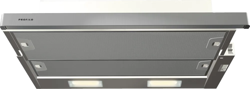 Teleskopik Aspiratör 60 cm Gümüş metalik