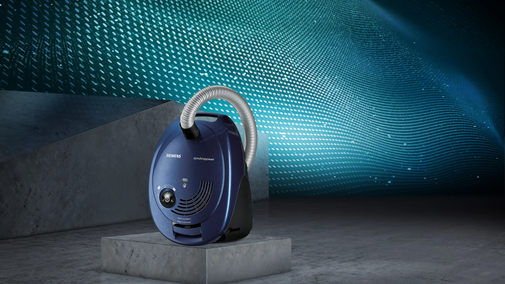 Toz torbalı Süpürge synchropower Mavi