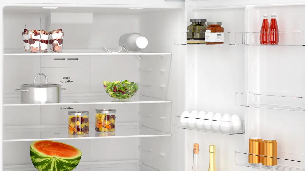 Üstten Donduruculu Buzdolabı BD2186WEXN 186 x 86 cm Beyaz, Total No Frost